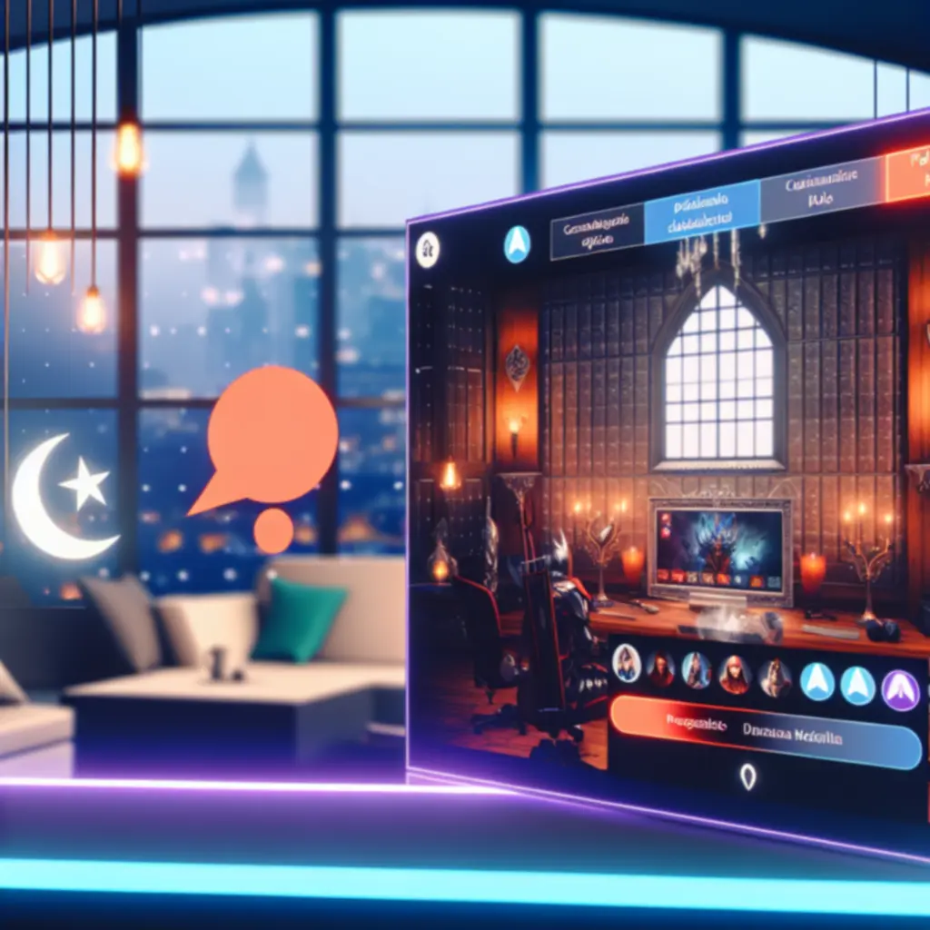 Stylizowana grafika serwera Discord dla społeczności Guild Wars 2