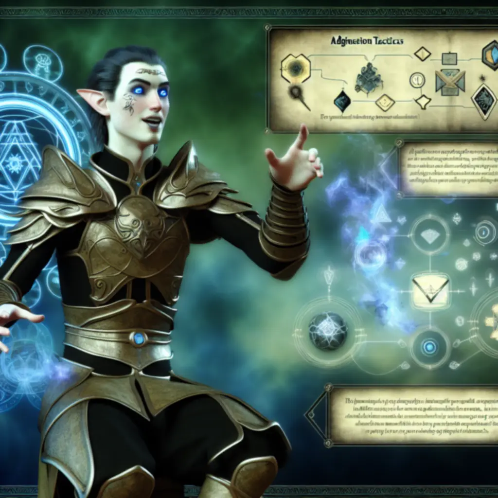 Kolaż materiałów wideo i grafik związanych z Guild Wars 2