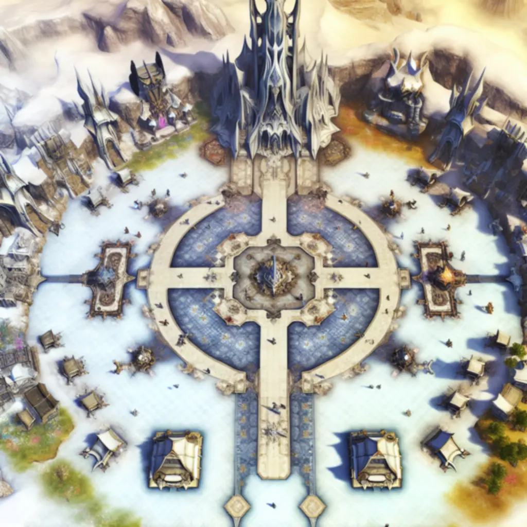 Widok areny PvP w Guild Wars 2