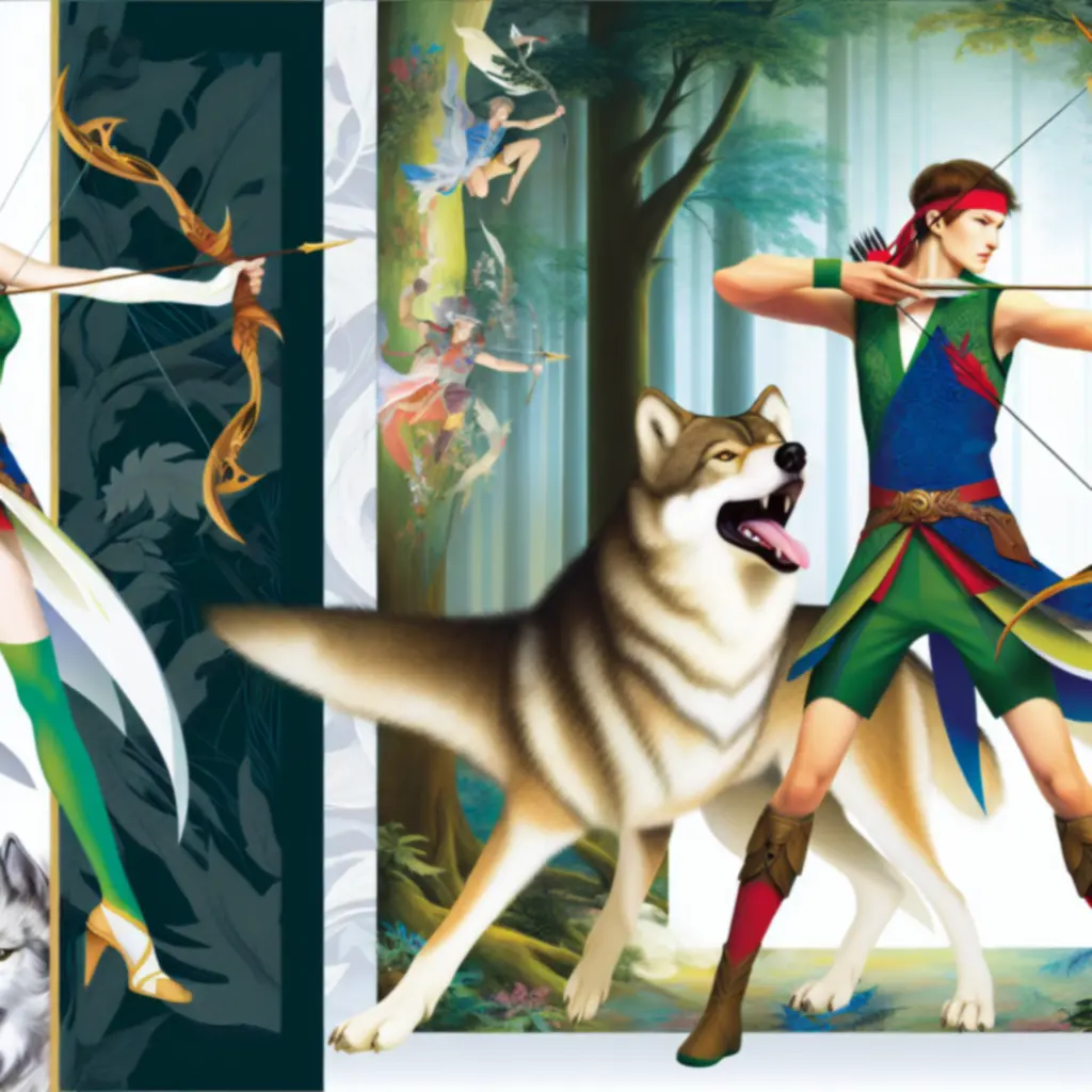 Ranger walczący u boku swojego zwierzęcego towarzysza